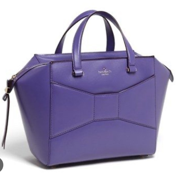KATE SPADE LARGE PURPLE BEAU BAG - Picture 2 of 2